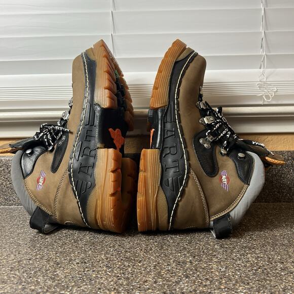 The Art Company Double Air System DAS Y2K Hiking Work Boots Mens Sz 10E Lug Sole - Picture 4 of 10